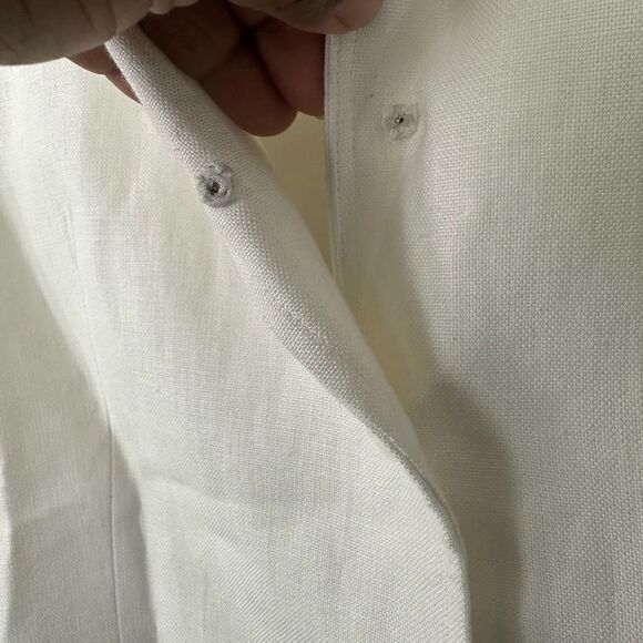 Brooks Brothers Irish Linen White Blazer 6 - Picture 4 of 9